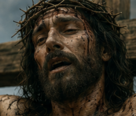 Jesús habla desde la cruz.